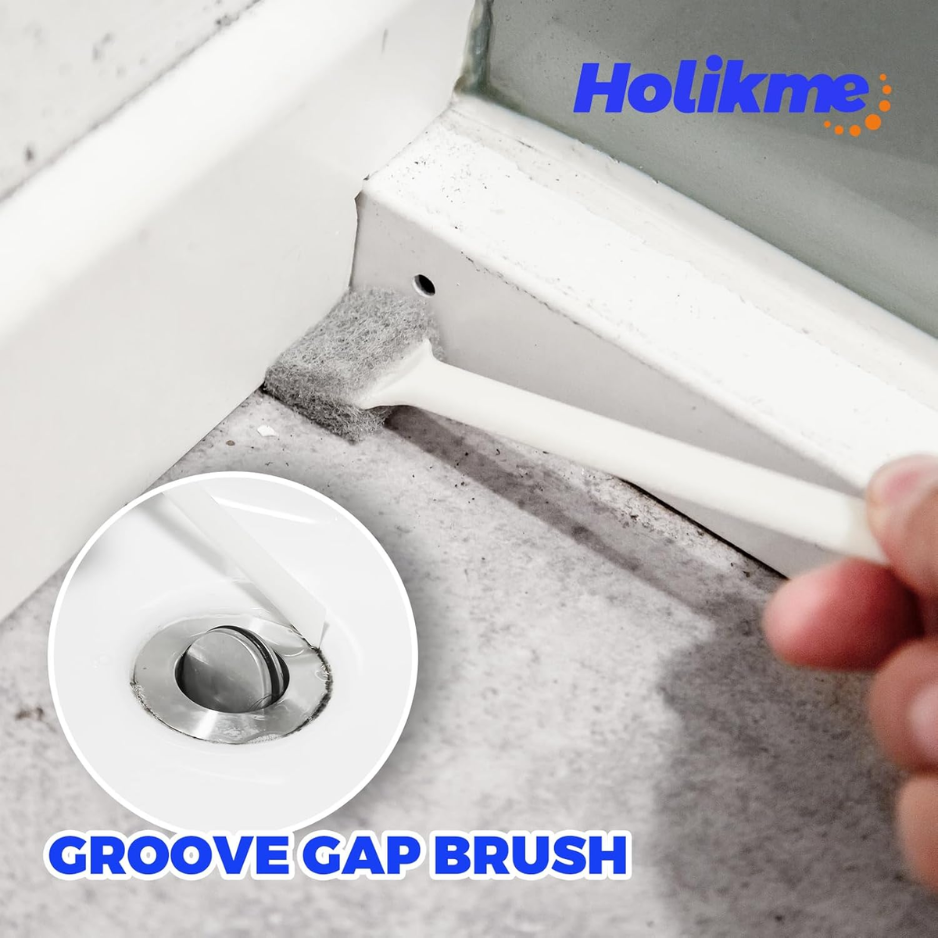 Holikme Multi Purpose Dish Brush Set Green Scrubbing Tools For Pots Pans &