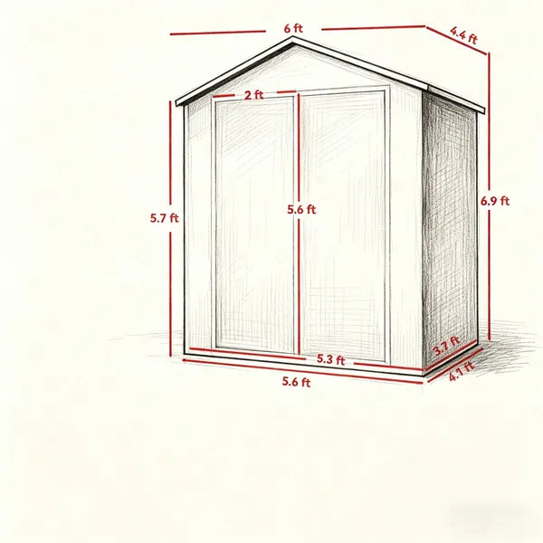 Outdoor Garden Storage Shed Tool House