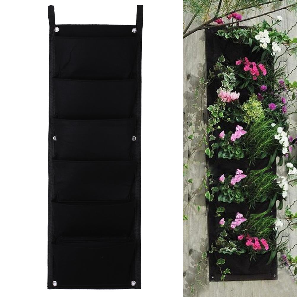 wall garden hanging planting bags dimensions and features