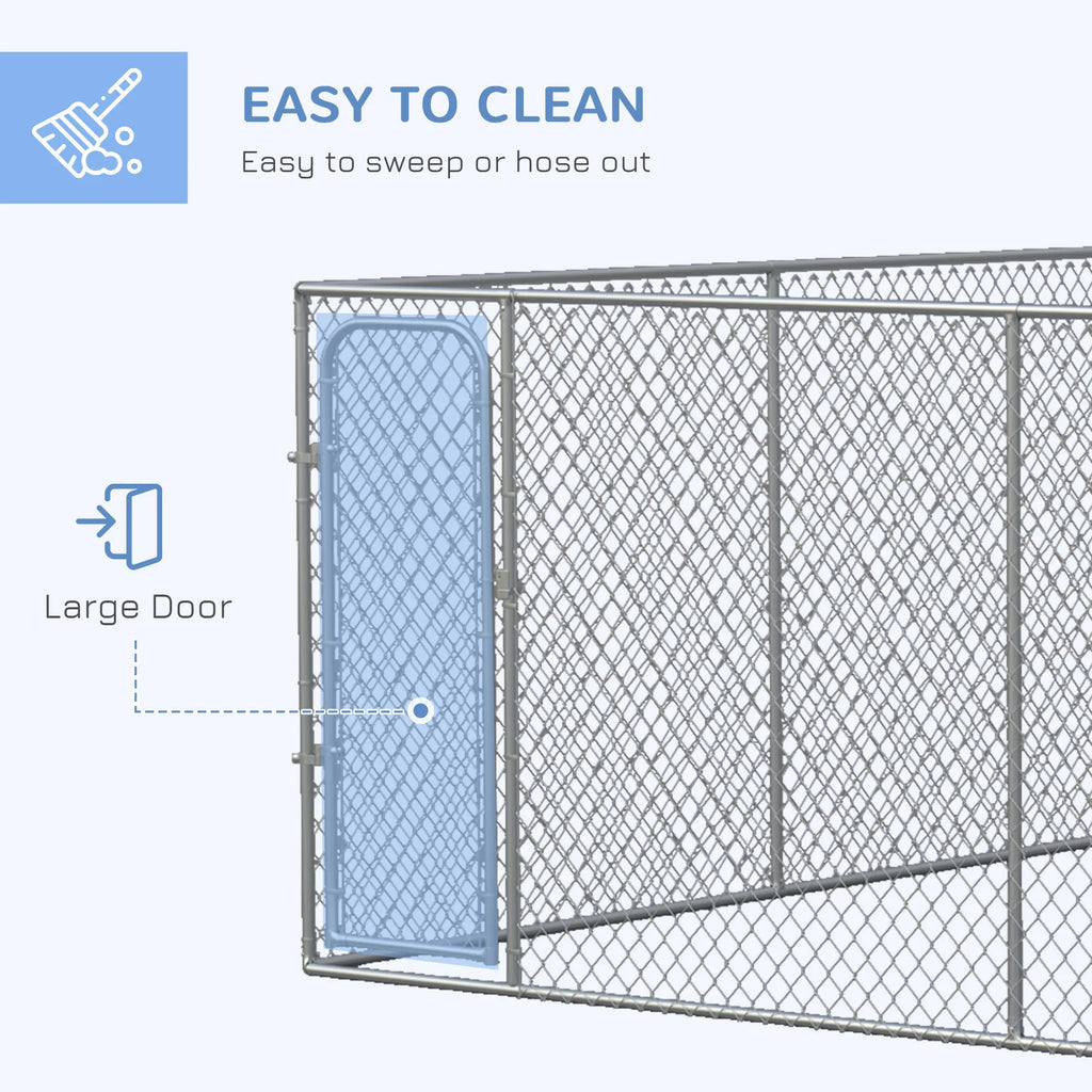 172.2 Sq. Ft. Dog Playpen Outdoor with Galvanized Steel Frame for Small and - Image 2