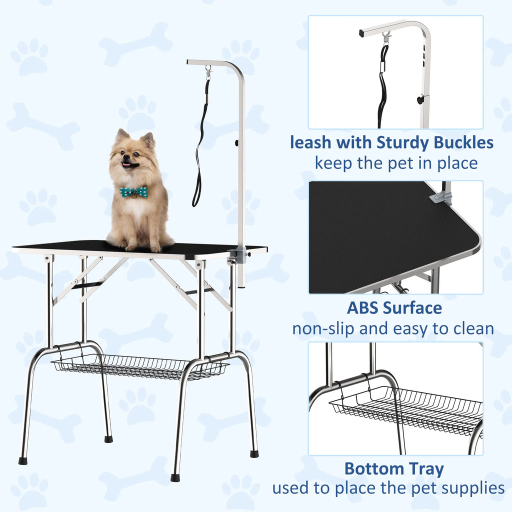 36 inch Dog Grooming Table Stainless Steel QUALITY GUARANTEED with Adjustable - Image 4