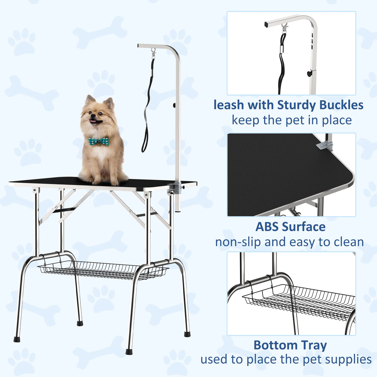 36 inch Dog Grooming Table Stainless Steel QUALITY GUARANTEED with Adjustable - Image 4