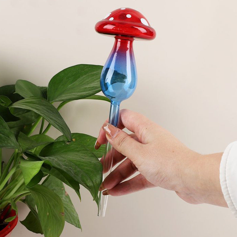 pink tulip plant watering balls in use lifestyle
