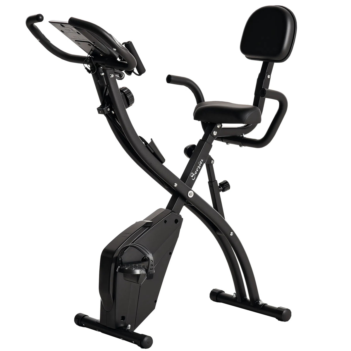 3 in 1 Folding Exercise Bike Foldable Stationary Bike with 8 Level Magnetic - Image 2