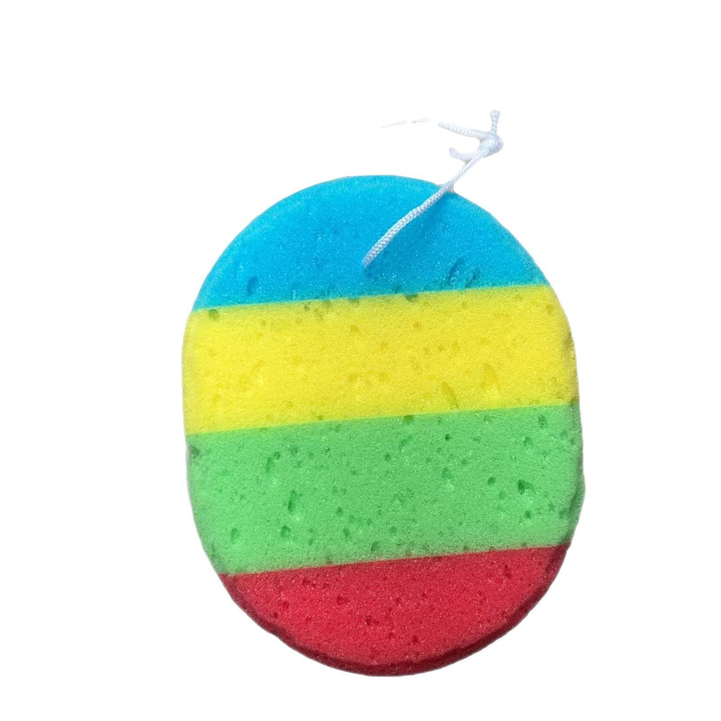Oval Colorful Bath Sponge - Image 2