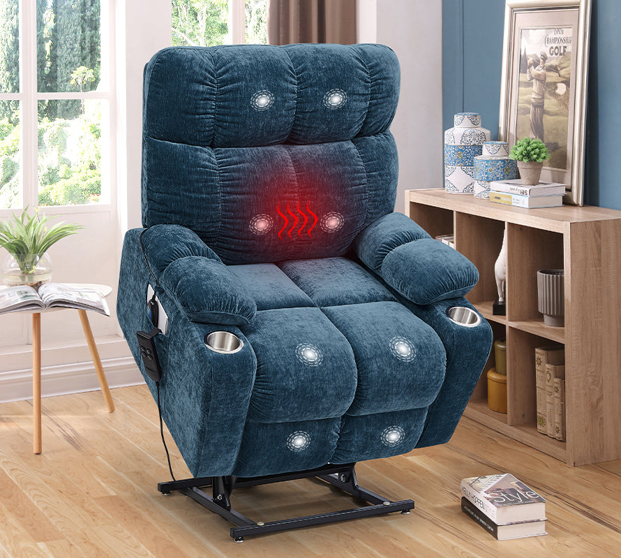 Liyasi Dual OKIN Motor Power Lift Recliner Chair for Elderly Infinite Position - Image 5