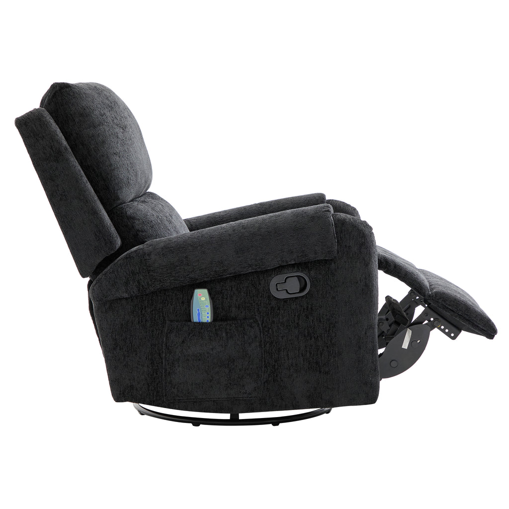 Manual Recliner Massage Recliner Chair Nursery Recliner Chair Swivel Rocker - Image 5