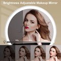 7.48In 5X Magnifying Lighted Makeup Mirror Dimmable Magnification Mirror With