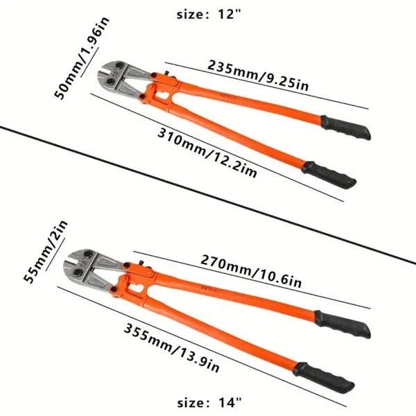 Heavy Duty Mini Bolt Cutter 12' For Cutting Fence Steel Wire Small Chain - Image 5