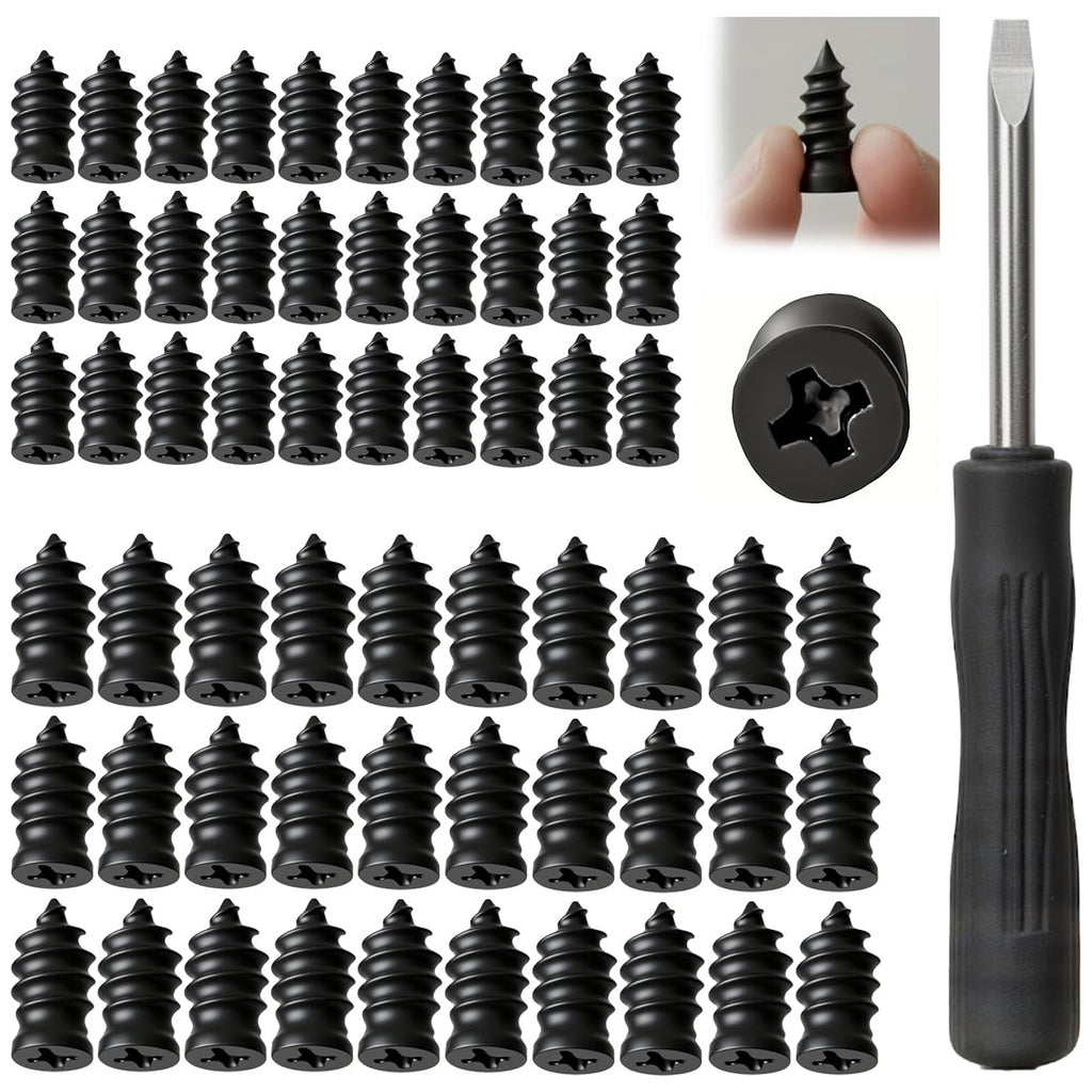 60Pcs Tire Repair Rubber Nail Rubber Screw Tire Plugs Repair Nail Kit Tires - Image 5