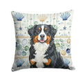 Bernese Mountain Dog Coastal Sea Glass Throw Pillow Decorative Indoor Outdoor - Image 8