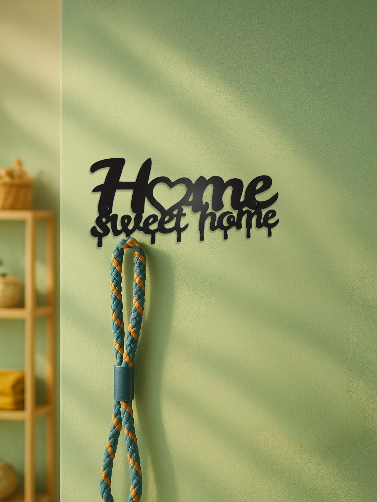 sleek adhesive key holder metal detail and structure