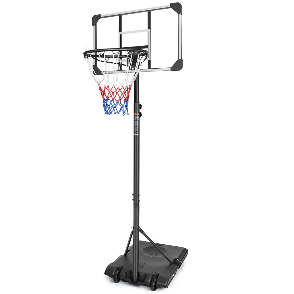 16" Portable Basketball Hoop Outdoor | 5.6ft ~7ft Stepless Adjustable Height - Image 3