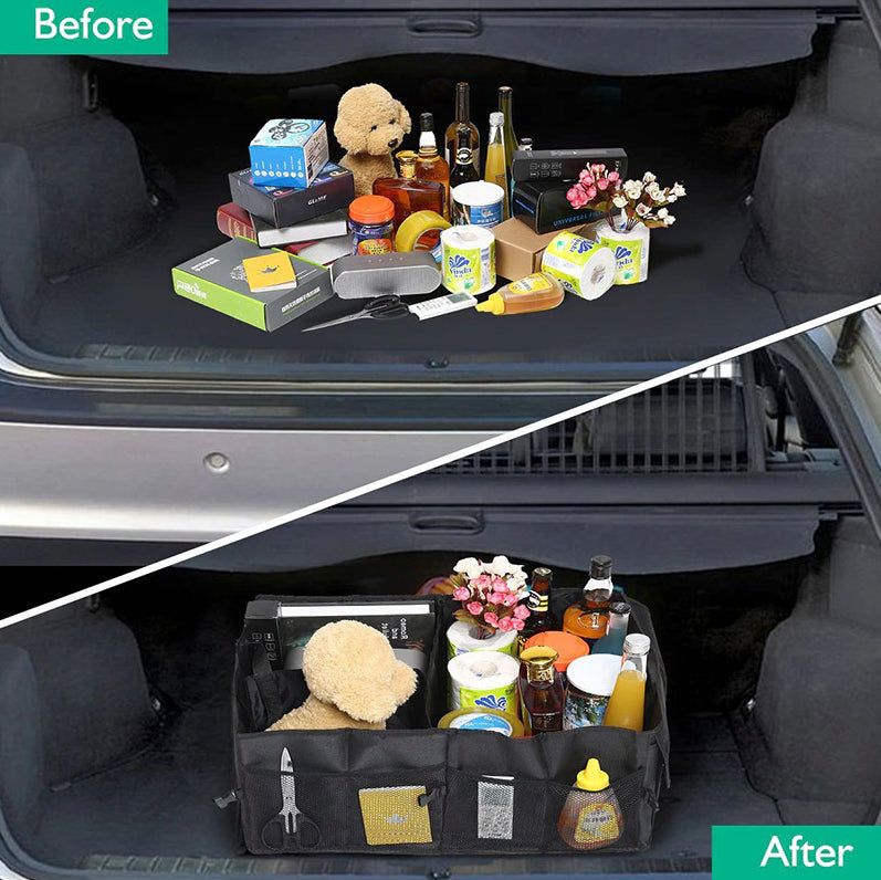 trunk cargo organizer folding storage product angle 10