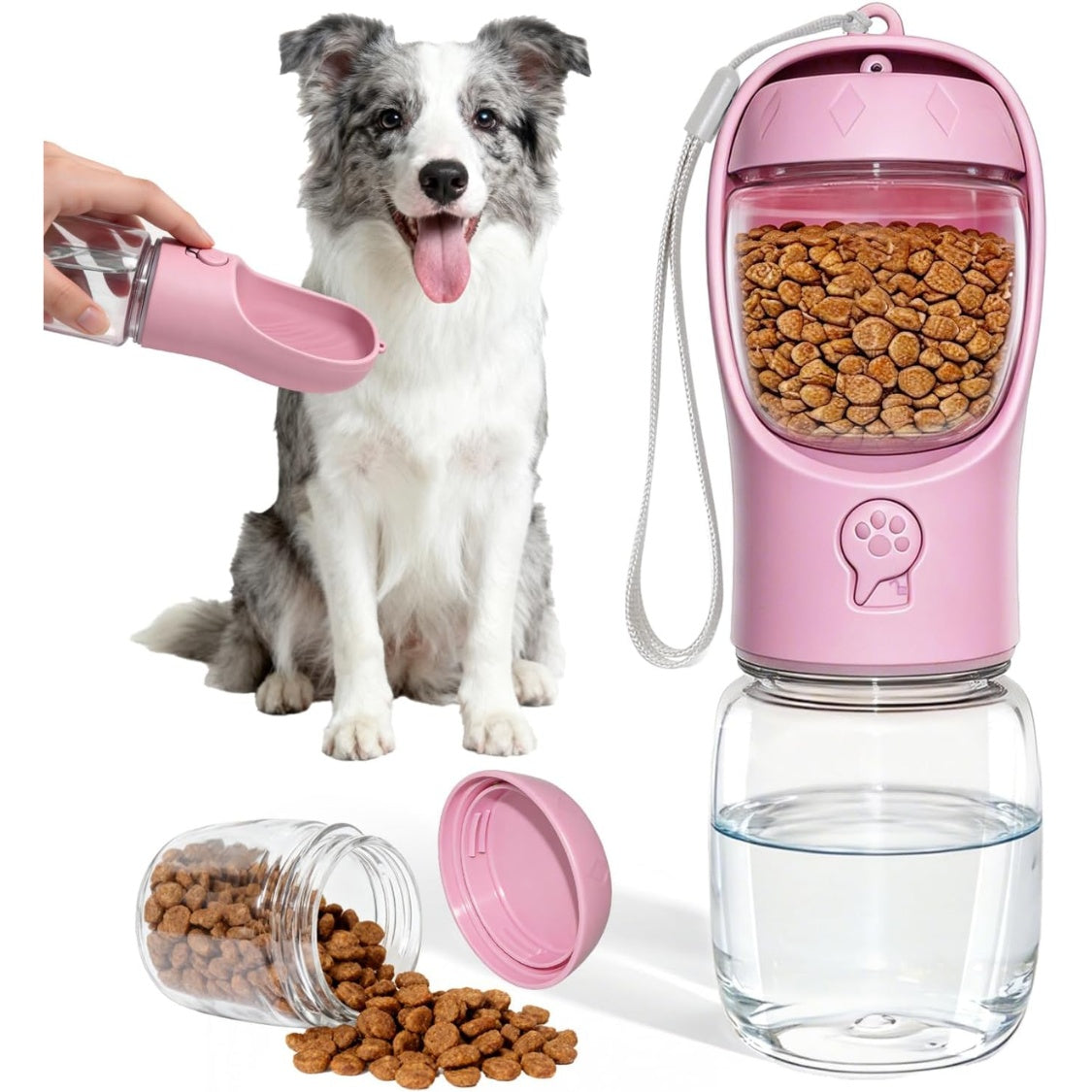 portable dog water bottle with main view