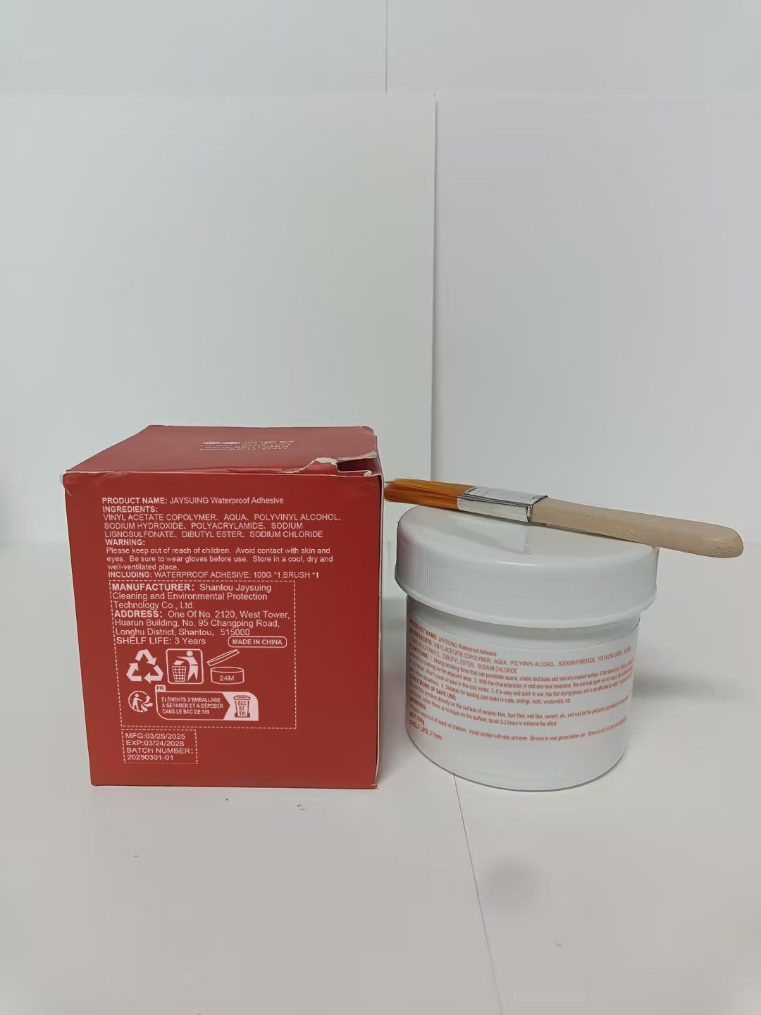 JAYSUING Clear Waterproof Repair Adhesive Kit 1 Kit - Image 3