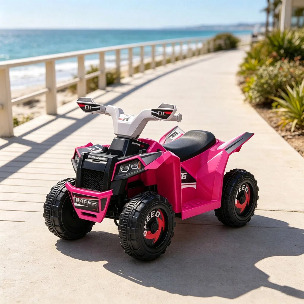 Pink 6V Kids Electric Toy Car: Forward & Reverse Function Wear Resistant - Image 5