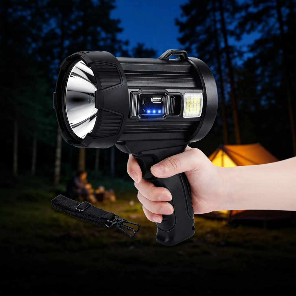 "Rechargeable Spotlight Super Bright Spotlight Flashlight Long Running Spot - Image 5