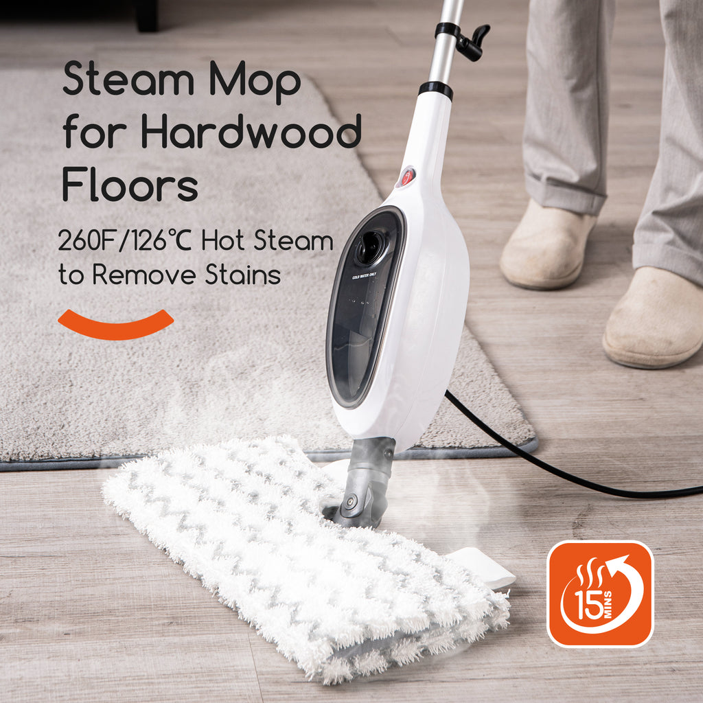 Steam Mops for Floor Cleaning Unique Double Sided Flip Design 15 Seconds Fast - Image 3