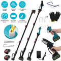 4 in 1 Cordless Pole Pruning Shears and Electric Chainsaw Set with Extension Pole - Additional Product View Pole Pruning Shears