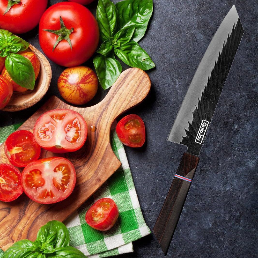 Qulajoy 8 Inch Japanese Chef Knife Professional Hand Forged High Carbon Steel - Image 3