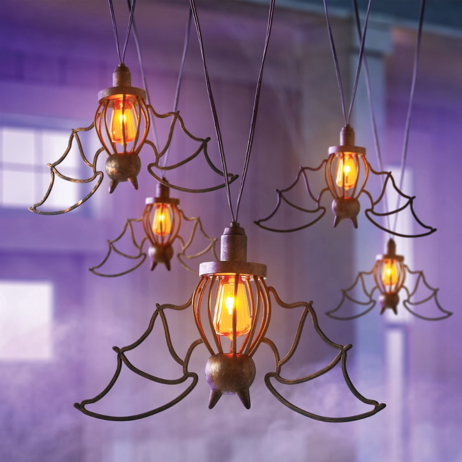 Halloween Flame Lights Set Of 5 - Image 3