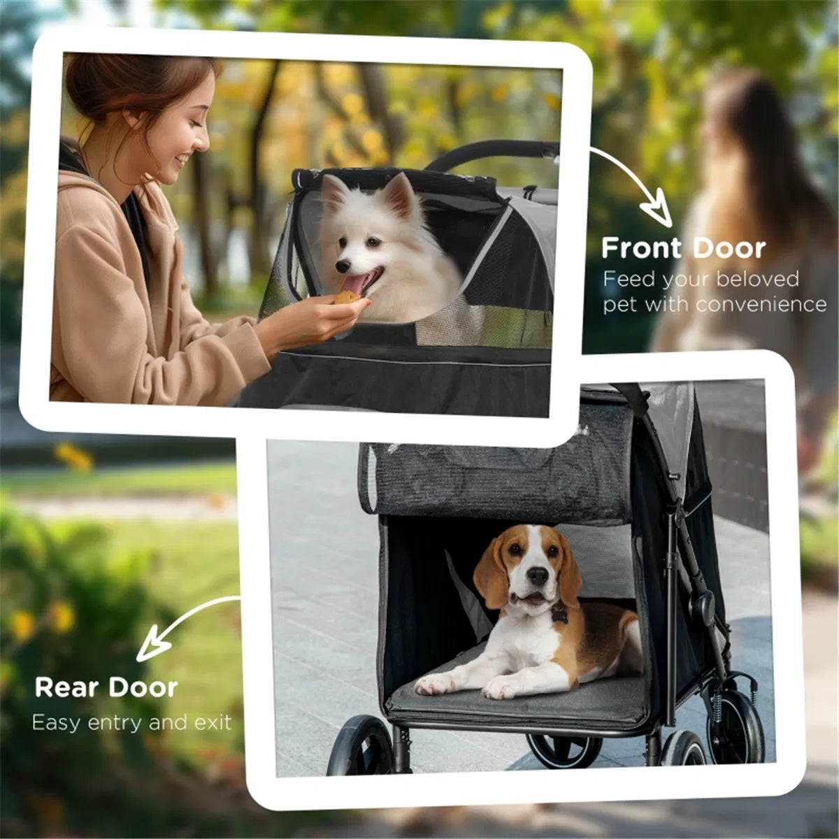 Dog Stroller /small animal cage/Pet cages ( Amazon Shipping)(Prohibited by WalMart) - Image 4