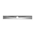 36 Inch Linear Shower Drain with Removable Brick Patterned Grate Cover 304