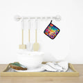 Colorful Roses Pair of Pot Holders Kitchen Heat Resistant Pot Holders Sets Oven