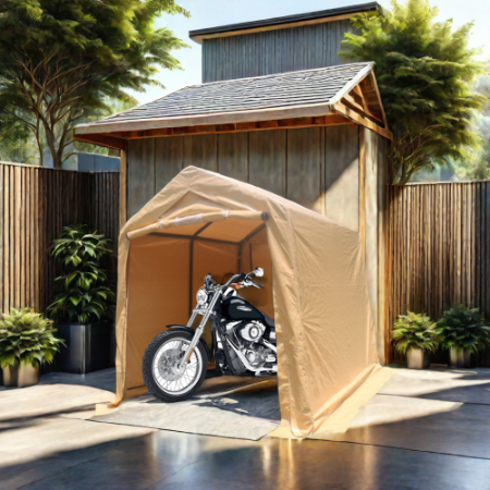 7x12 Portable Outdoor Gazebo Storage Shelter