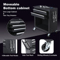 Tool Chest 8 Drawer Rolling Tool Storage Cabinet with 2 in 1 Detachable Top