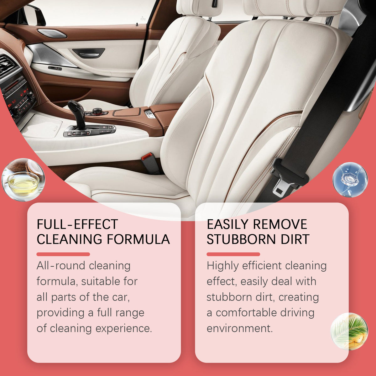 Multi Purpose Car Cleaner Fabric Seat Steering Wheel Body Interior Exterior - Image 5