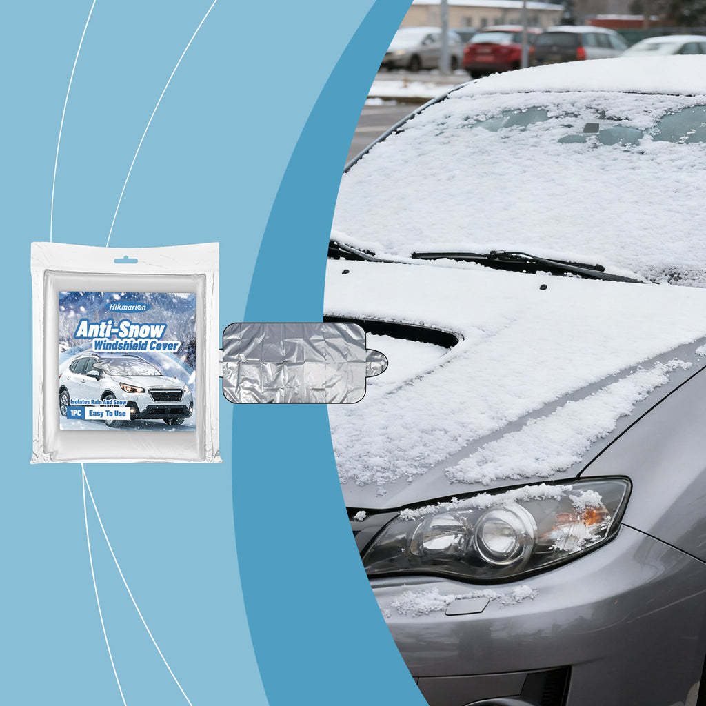 Car Snow Cover Windshield Frost Ice Sun Shade With Mirror Covers Winter Protector