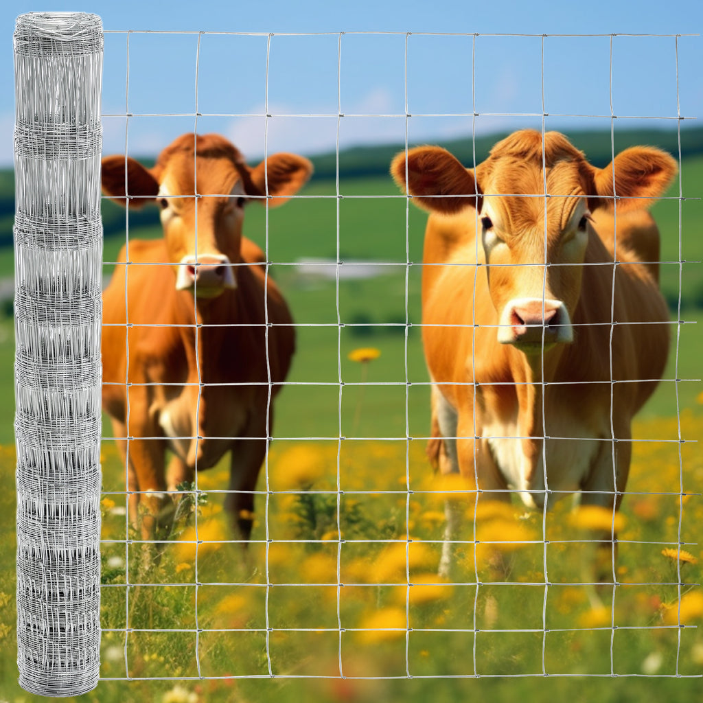 5x164 ft Advanced Weave Farm Enclosures Long Lasting and Secure Galvanized Farm Fence