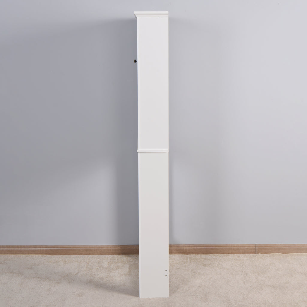 White Over-the-Toilet Bathroom Space Saver Cabinet