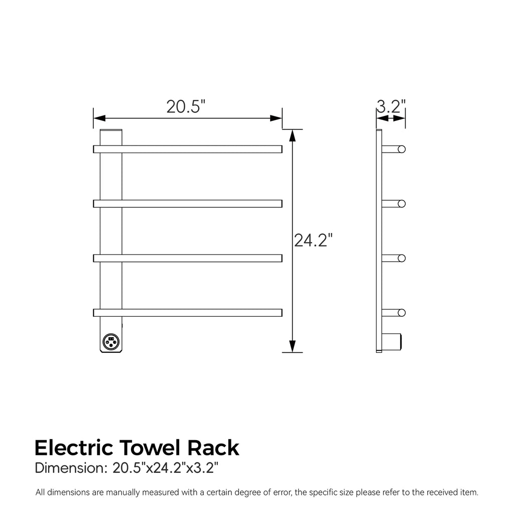 Towel Rack 20.5 X 24.2 X 3.2 Inches
