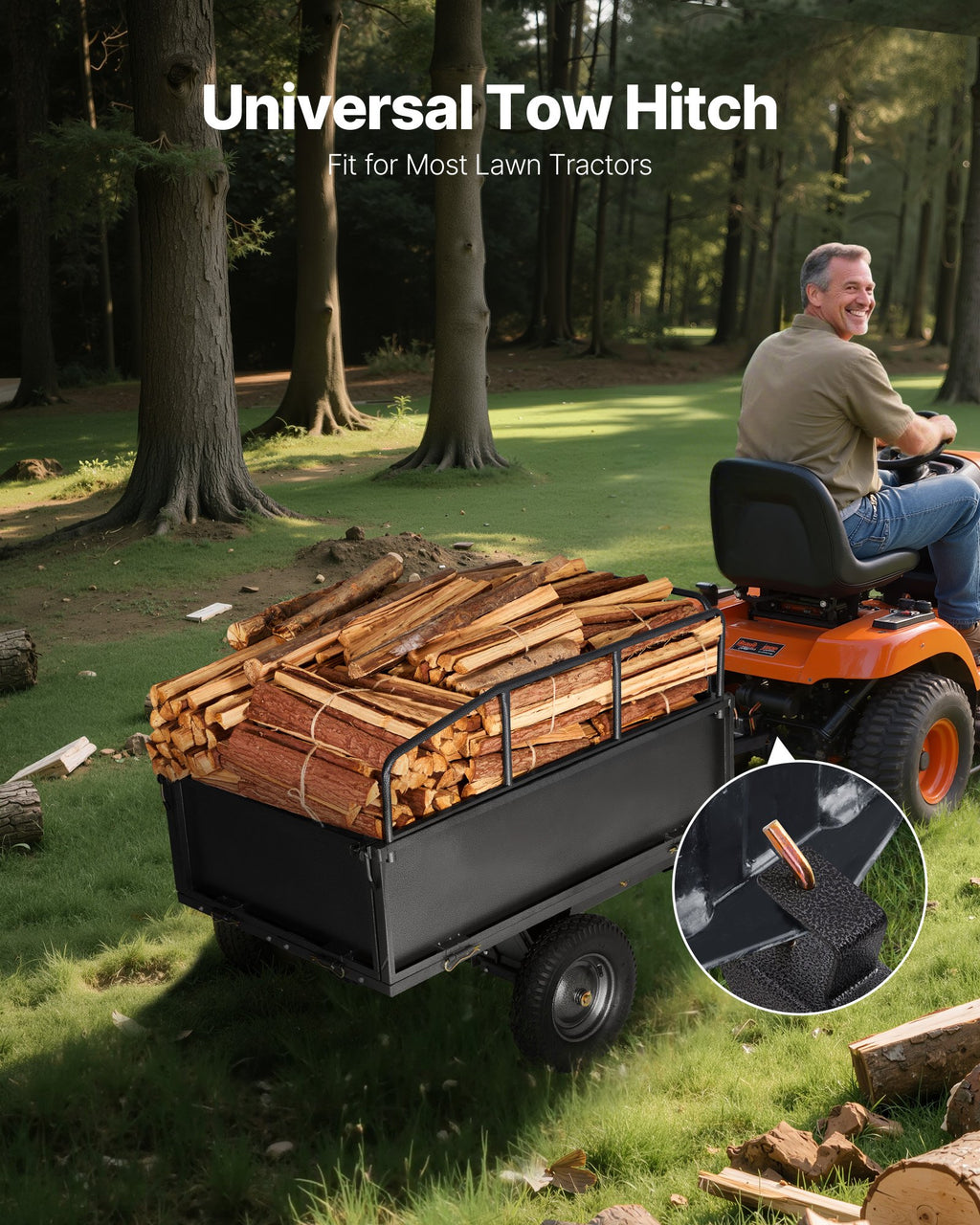 600-lb steel dump cart 17 cu ft product view 5