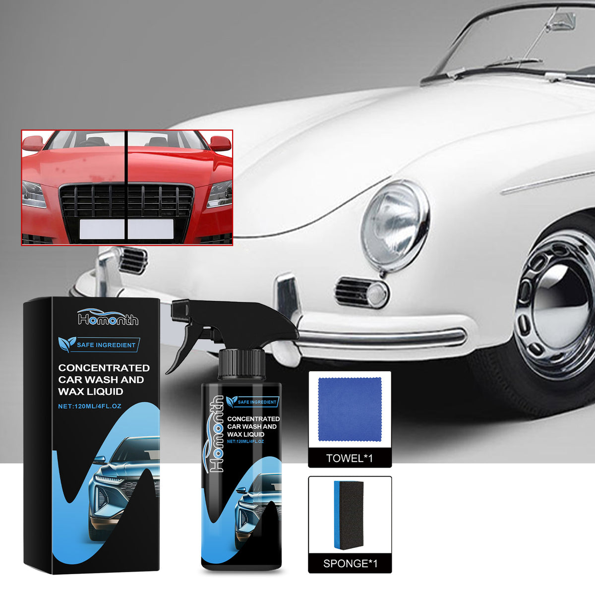 Car Cleaning Care Kit Decontamination Scratch Restoration Wash - Image 2