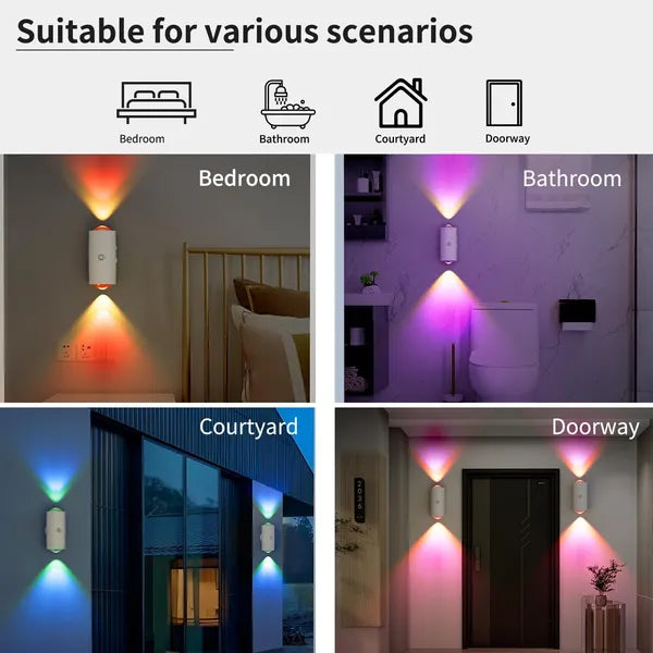 motion sensor night light wall dimensions and features