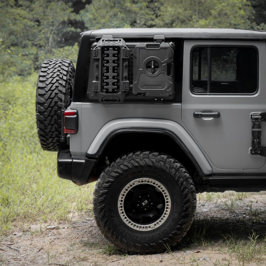 Side Window MOLLE Panel W Drop down Workbench For Wrangler JL 4 Drs L