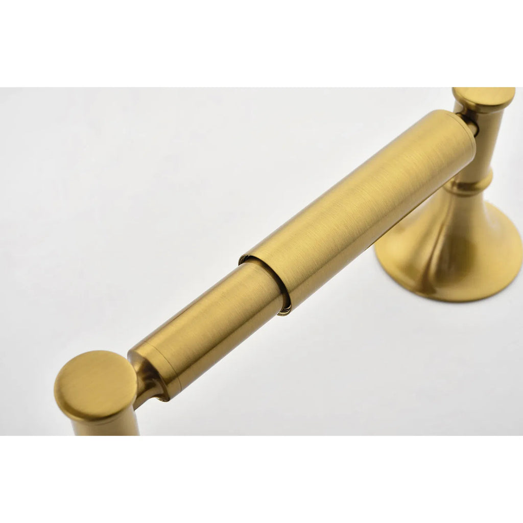 6 Piece Brass Bathroom Towel Rack Set Wall Mount - Image 4