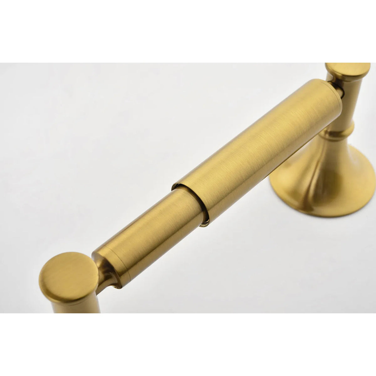6 Piece Brass Bathroom Towel Rack Set Wall Mount - Image 4