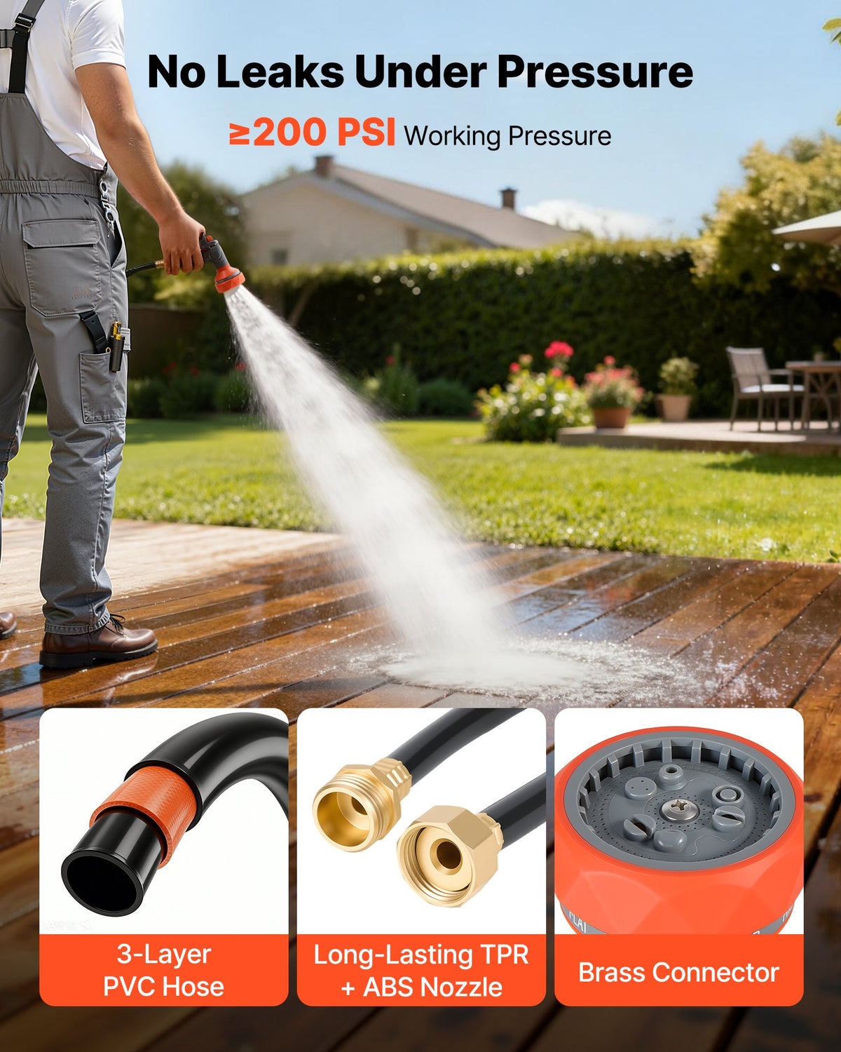 retractable garden hose reel in detail and structure