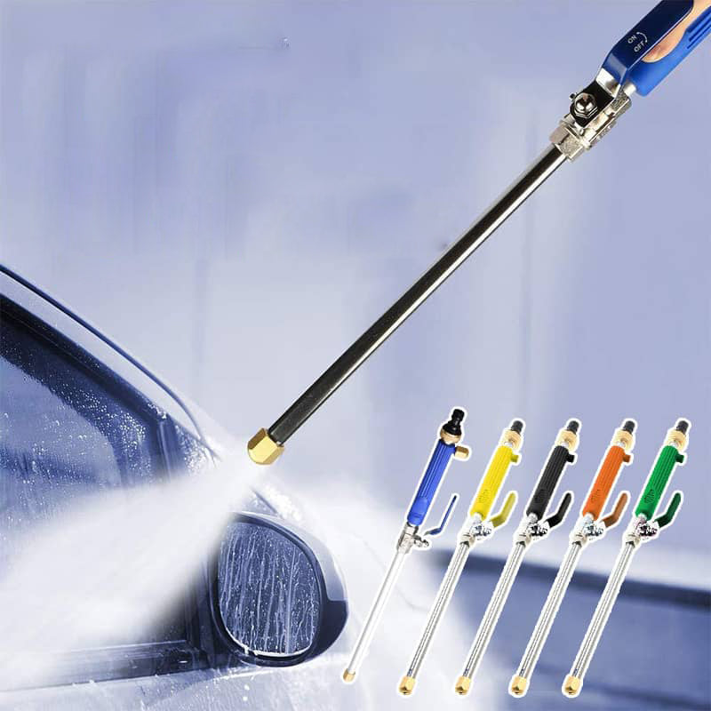 car washing high pressure water main view