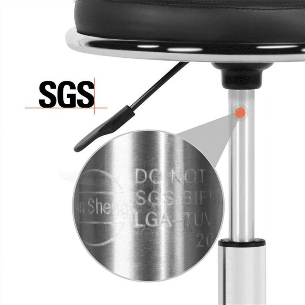 Rotating And Height adjustable Bar Stool With Legs Black Maximum Five Orders - Image 3