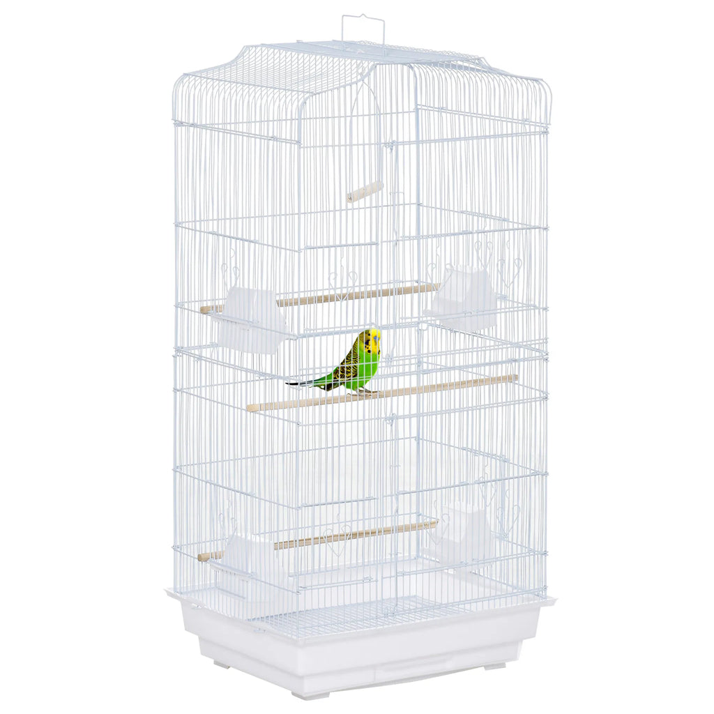 36" Bird Cage Macaw Play House Cockatoo Parrot Finch Flight Cage 2 Doors - Image 3