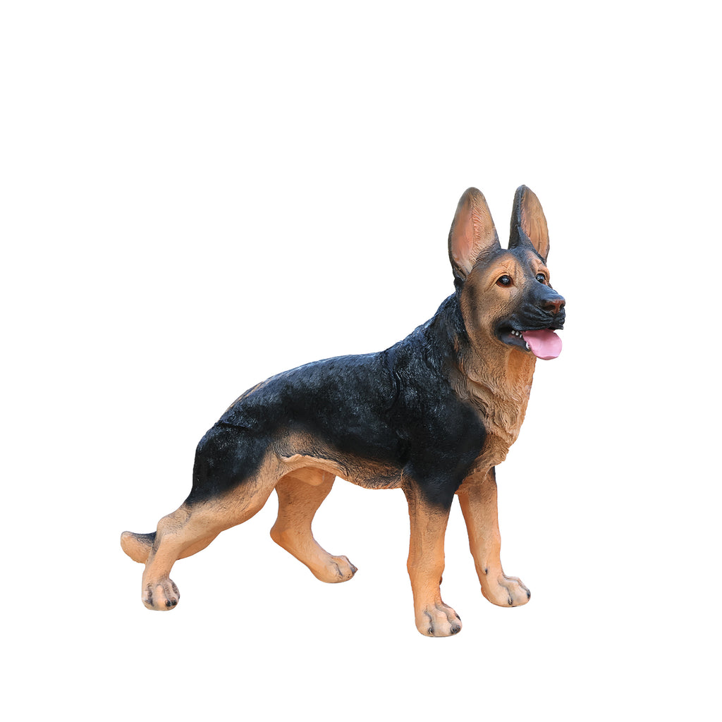 Outdoor German shepherd Dog Statue Greeter Garden Decor Cute Puppy Sculpture - Image 5