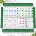 Jade Beauty Acrylic Mahjong Set Coastal Inspired American Tiles 160 Tile Game