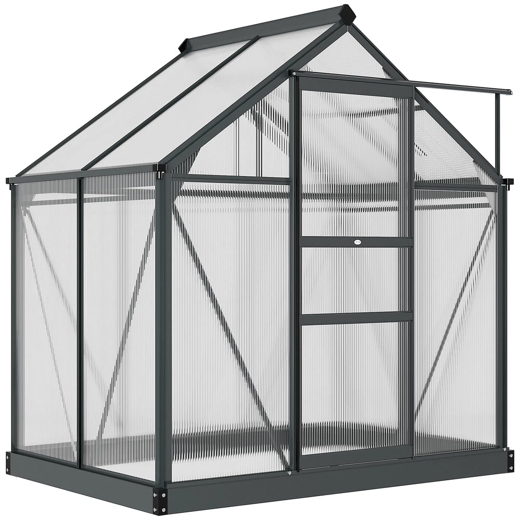 Greenhouse Garden Green House Outdoor Greenhouse Kit PC Board with Sliding - Image 5