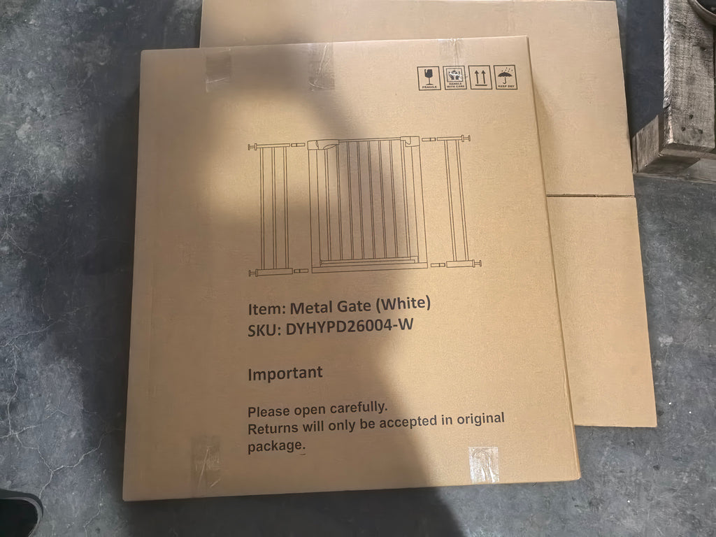 29.5 45.3" Wide Baby Gate with wall protector for Stairs Dog Gate Indoor for - Image 5